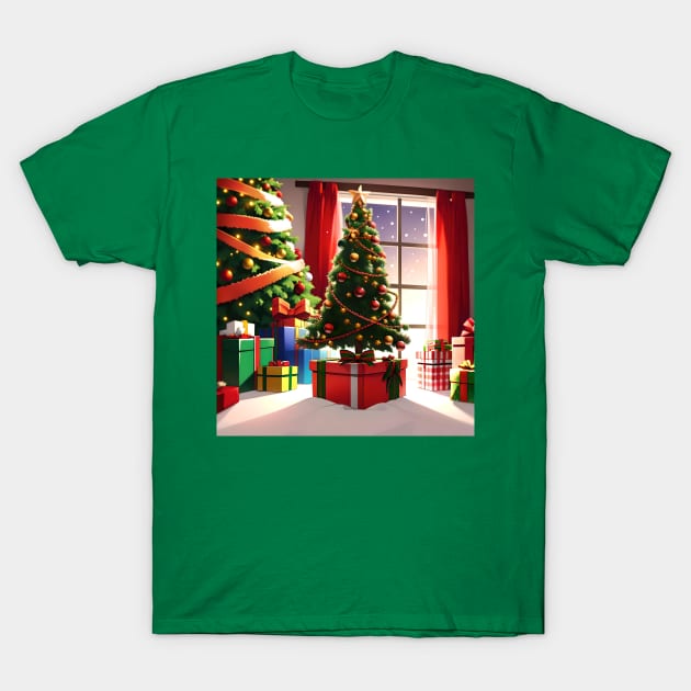 Christmas Anime T-Shirt by Oldetimemercan